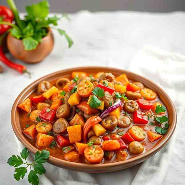 Burkina Faso Igname Sauce Gombo - African Dish Recipe